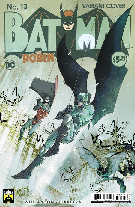 Batman And Robin #13  D Carmine Di Giandomenico Batman 85th Anniversary Card Stock Var image