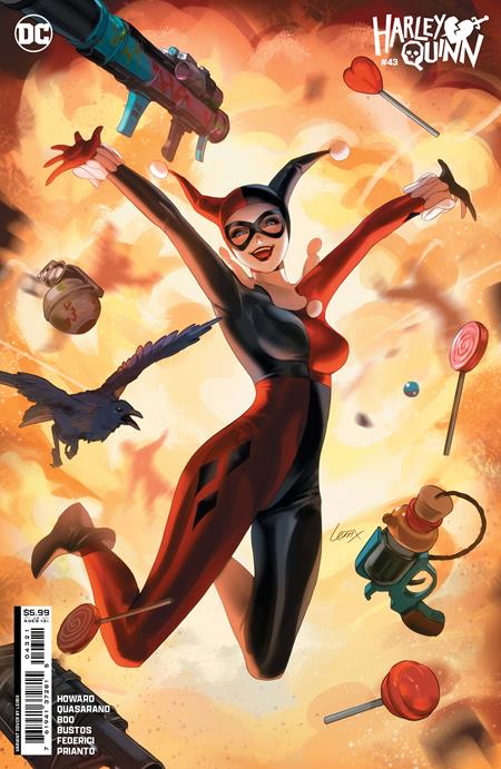 Harley Quinn #43  B Lesley Leirix Li Card Stock Var image