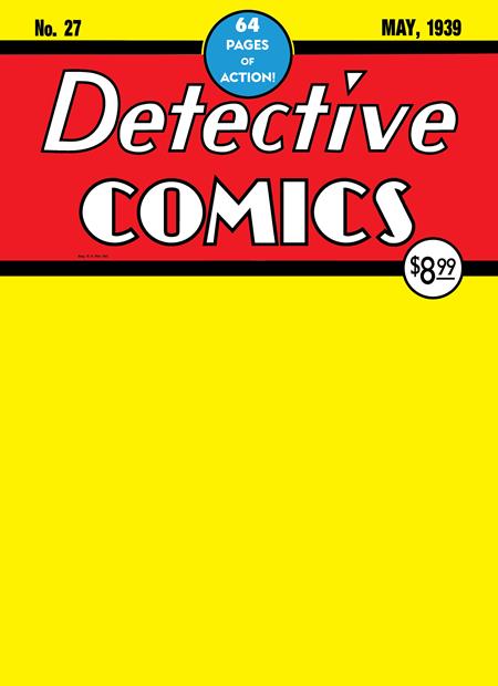 Batman Day 2024 - Detective Comics #27 Facsimile Edition  B Blank Var image