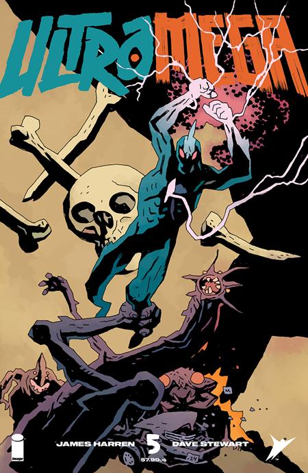 Ultramega By James Harren #5 (of 9)  B Mike Mignola & Dave Stewart Var image