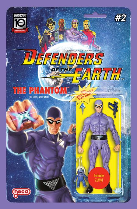 Defenders Of The Earth #2&#160;(of 8)&#160;&#160;b Djordje Djokovic Action Figure Var