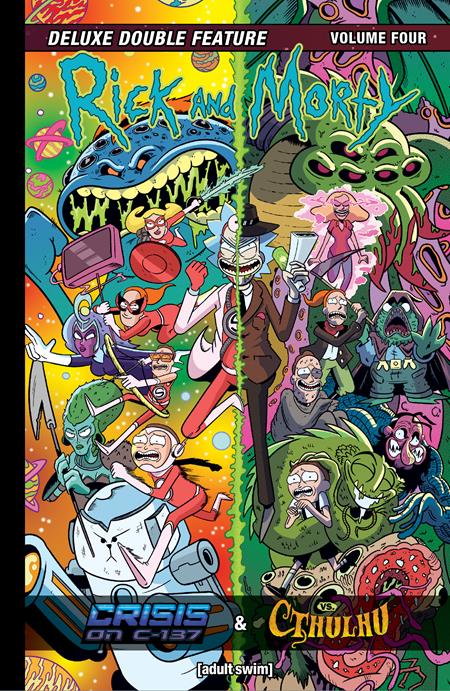 Rick And Morty Deluxe Double Feature  | Hardcover Vol 4 image