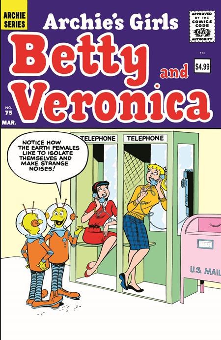 Archie Facsimile #7 Betty And Veronica #75  A Bob White