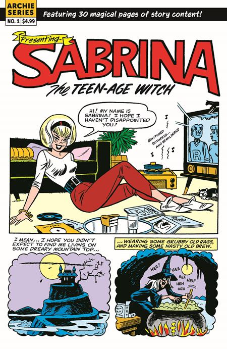 Sabrina The Teenage Witch Magic Unleashed | One Shot B Dan Decarlo Retro Art Var - Image - Comics - Image - Pop Weasel