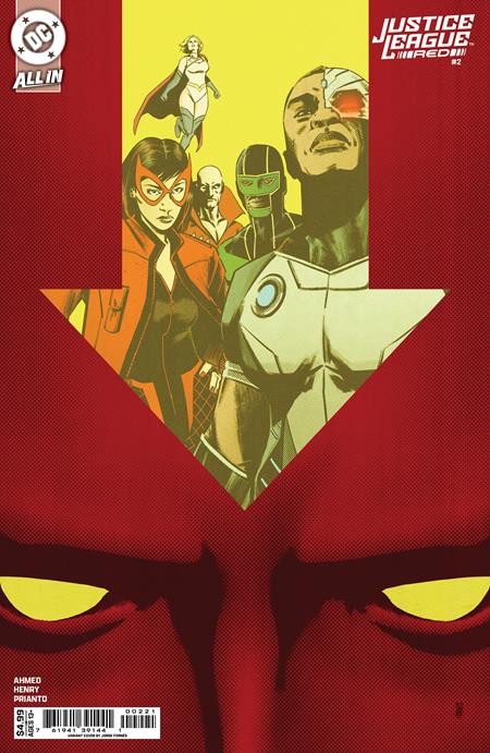 Justice League Red #2 (of 6)  B Jorge Fornes Card Stock Var