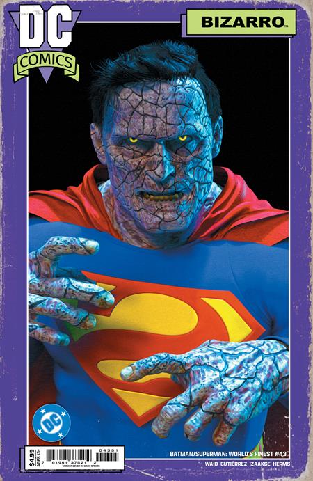 Batman Superman Worlds Finest #43  E Mark Spears Card Stock Var