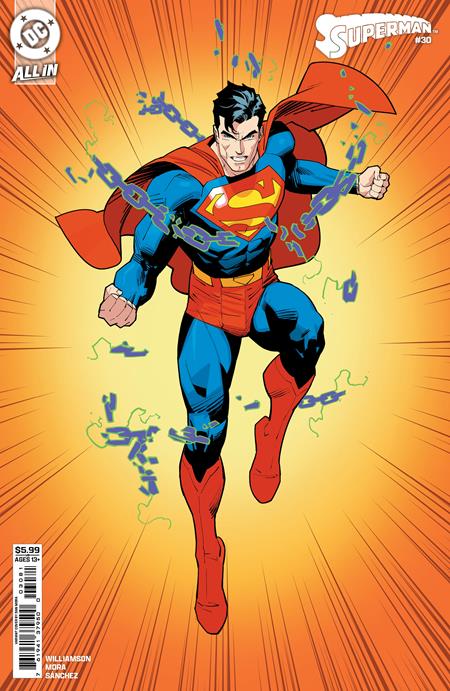 Superman #30  H Dan Mora Corner Box Card Stock Var