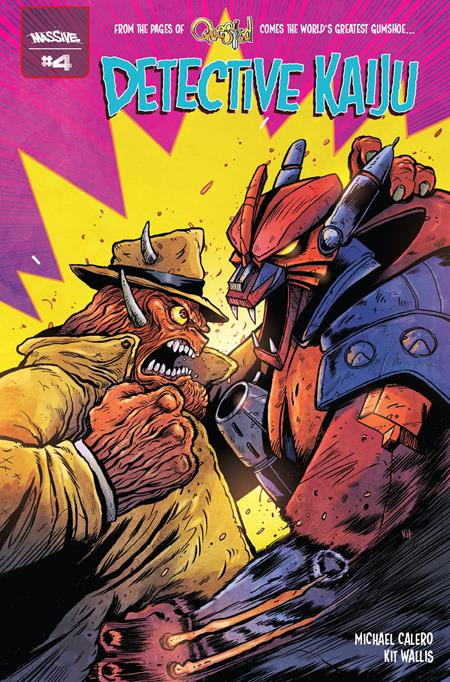 Detective Kaiju #4 (of 4)  A Kit Wallis