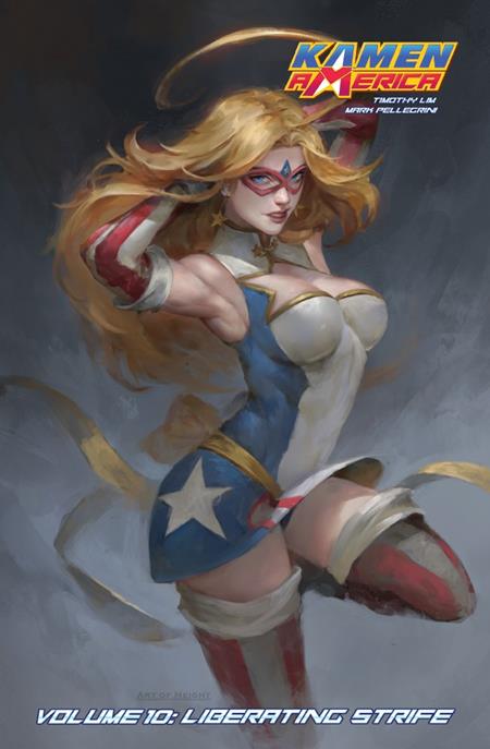 Kamen America #10 C Art Of Neight Liberating Dream Lunar Exclusive Var - Image