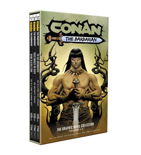 Conan The Barbarian  | TPB Vol 01-03 Slipcase Set Direct Market Edition Jae Lee - Graphic Novel - Image - Pop Weasel
