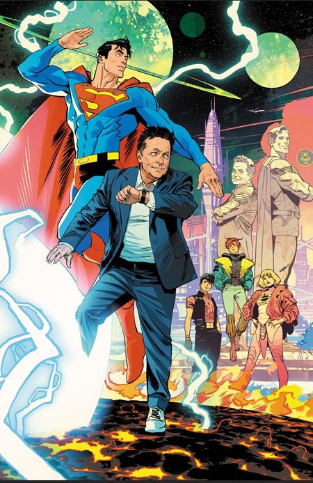 Legion Of Super-heroes #1  H Dan Mora Michael J Fox Cameo Card Stock Var