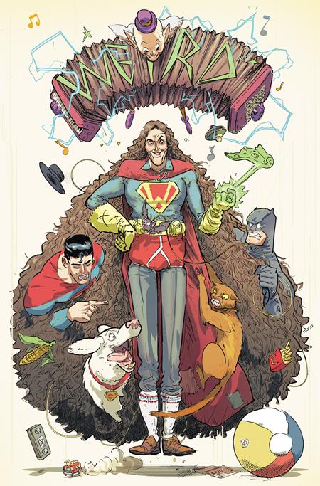 Batman Superman Weird Al Worlds Weirdest #1 | One Shot C Riley Rossmo Card Stock Var - Image