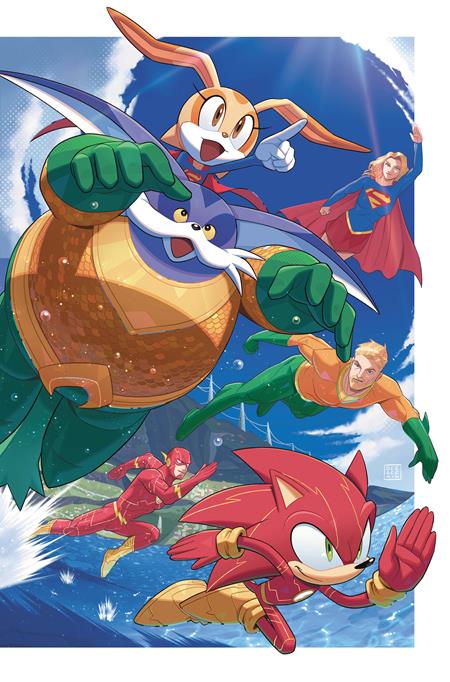 DC X Sonic The Hedgehog Metal Legion #5 (of 5)  B Min Ho Kim Card Stock Var