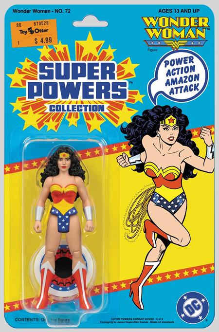 Wonder Woman #72 Facsimile Edition  B Jason Geyer & Alex Saviuk Wonder Woman Super Powers Card Stock Var