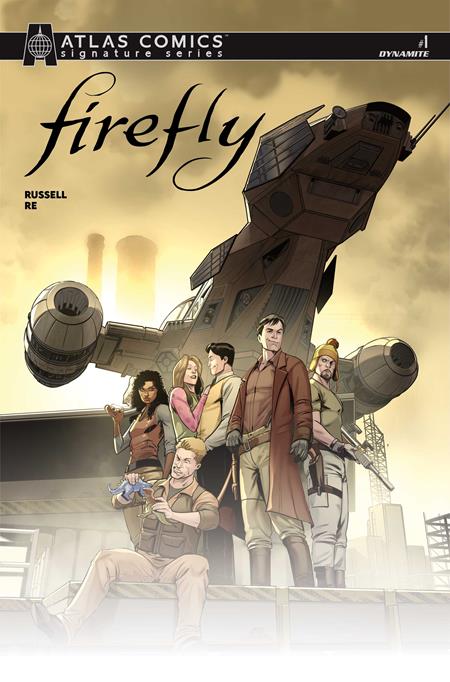 Firefly #1 Cvr J Robert Quinn Atlas Edition Signed By Mark Russell (US Import)