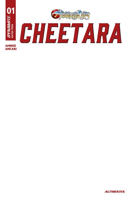 Thundercats Cheetara #1 F Blank Authentix Var (US Import) - Image