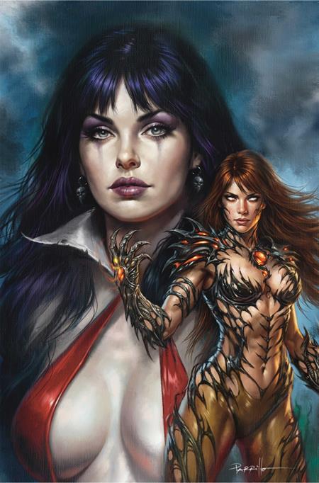 Vampirella X Witchblade Special #1  | One Shot  G Lucio Parrillo Metal Premium Var