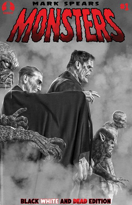 Mark Spears Monsters #1 7Th Printing Black White & Dead Edition A Mark Spears Blood Seekers - Image