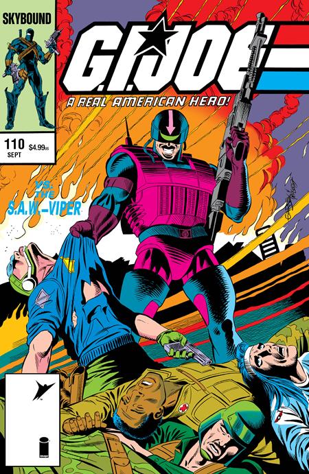 Gi Joe A Real American Hero #110 Hama Files Edition  C Ron Garney & Bob Mcleod Foil Var
