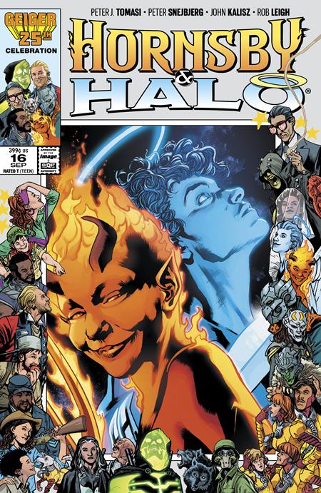 Hornsby & Halo #16 B Bryan Hitch & Brad Anderson Geiger #25 Anniversary Var - Comics - Image - Pop Weasel