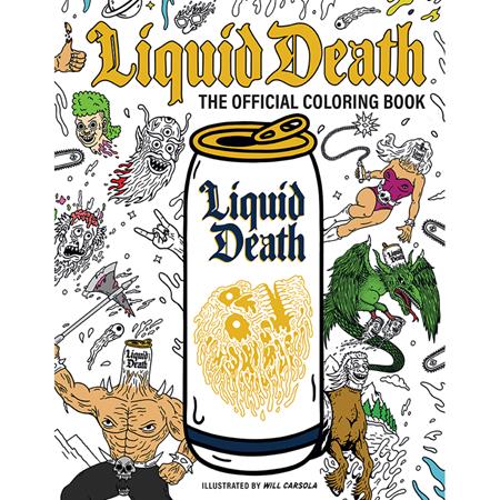 Liquid Death  | TPB The Official Coloring Book - Graphic Novel - Image - Pop Weasel