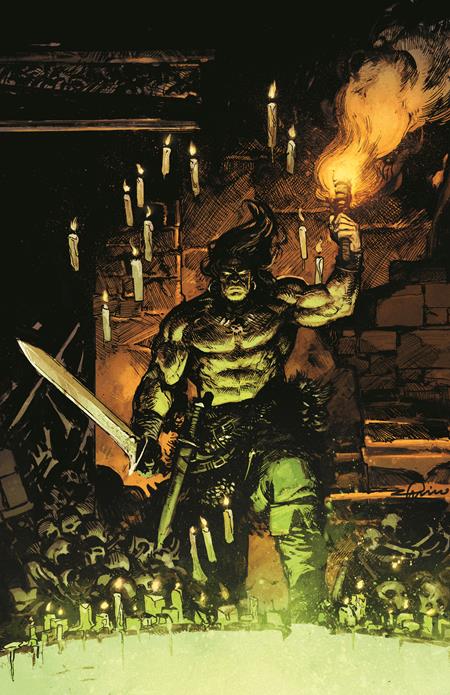 Conan The Barbarian Tides Of The Tyrant King #1 (of 4)  J Gerardo Zaffino Virgin Cardstock Var