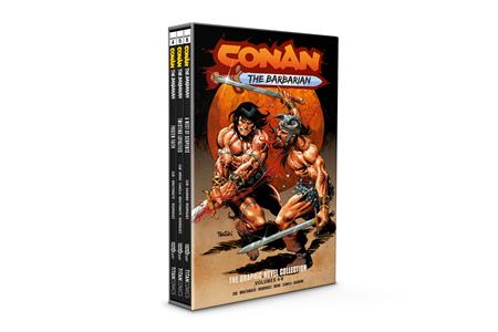 Conan The Barbarian  | Hardcover Vol 04-06 Slipcase Set Direct Market Edition Dan Panosian - Graphic Novel - Image - Pop Weasel