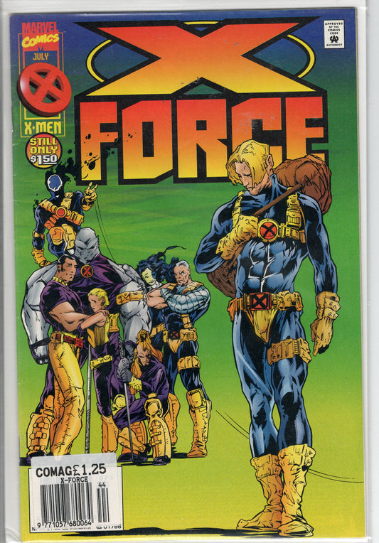 Pre-Owned - X-Force #44  (July 1995) Scanned Image Pop Weasel Pre-Owned Comics