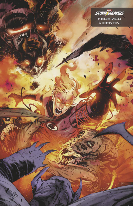 FANTASTIC FOUR #27 FEDERICO VICENTINI STORMBREAKERS VARIANT image