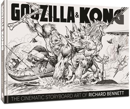 Godzilla & Kong  | Hardcover The Cinematic Storyboard Art Of Richard Bennett image