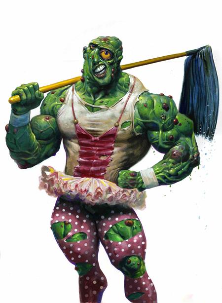 Toxic Avenger #1 (of 5)  D Fred Harper Exclusive Trading Card Var image