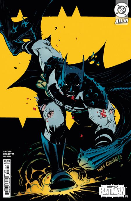 Absolute Batman #1  B Wes Craig Card Stock Var image