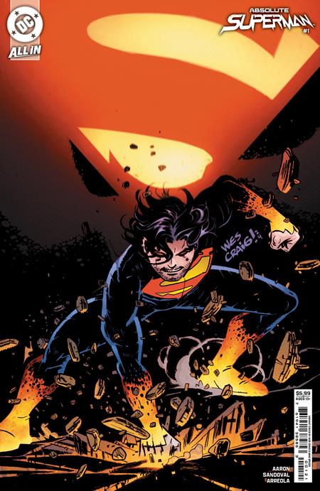 Absolute Superman #1  B Wes Craig Card Stock Var image