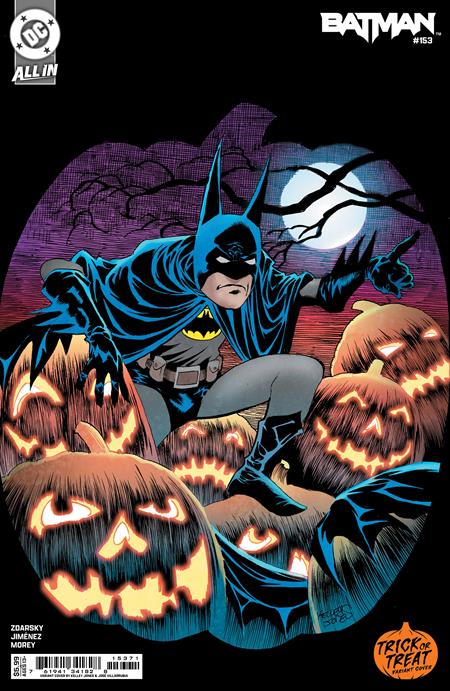 Batman #153  D Kelley Jones Trick Or Treat Card Stock Var image