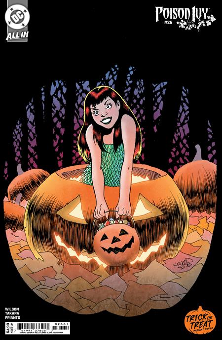 Poison Ivy #26  D Kelley Jones Trick Or Treat Card Stock Var image