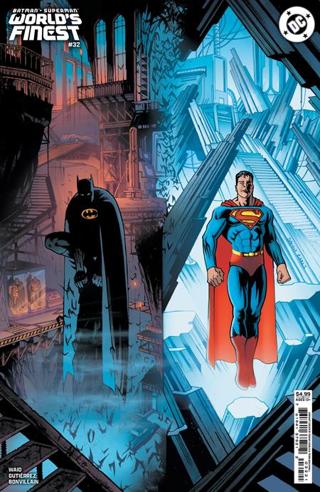 Batman Superman Worlds Finest #32  C Danny Earls Card Stock Var image