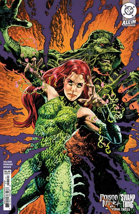 Poison Ivy Swamp Thing Feral Trees #1  | One Shot  B Mike Perkins Card Stock Var image