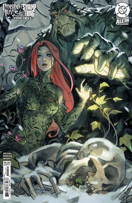 Poison Ivy Swamp Thing Feral Trees #1  | One Shot  E Jessica Fong Card Stock Var image