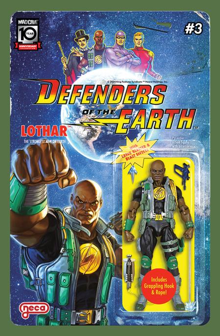 Defenders Of The Earth #3&#160;(of 8)&#160;&#160;b Djordje Djokovic Action Figure Cover Var image