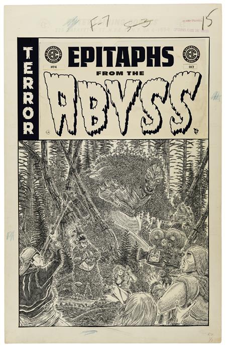 Ec Epitaphs From The Abyss #4 (of 12)  D Inc 1:20 James Stokoe B&w Artist Edition Var image