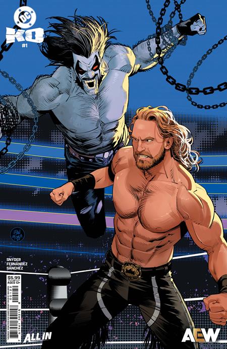 DC K.o. #1 (of 4)  K Dan Mora Hangman Adam Page Aew Cameo Card Stock Var