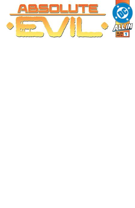 Absolute Evil #1  | One Shot  G Blank Card Stock Var