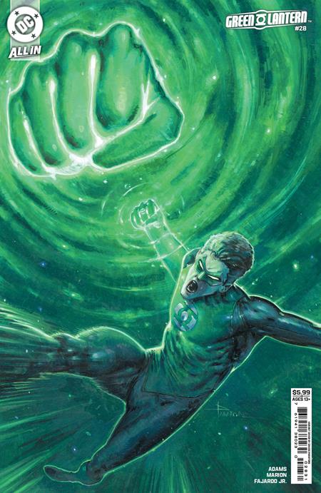 Green Lantern #28  C Davide Paratore Card Stock Var
