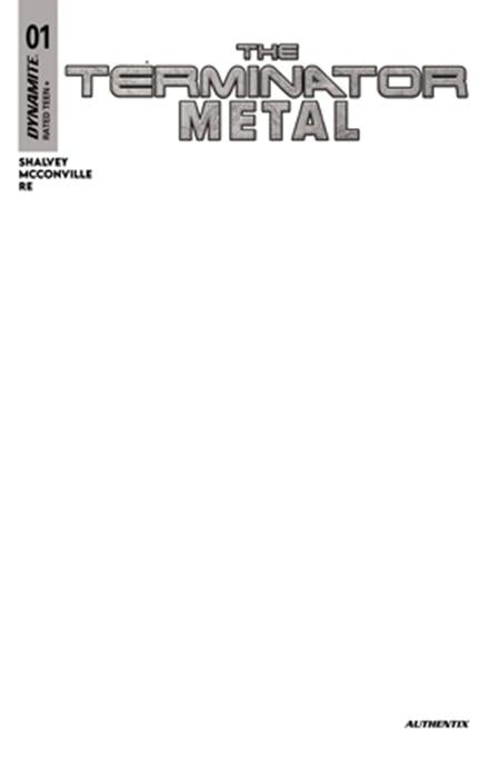Terminator Metal #1  G Blank Authentix Var
