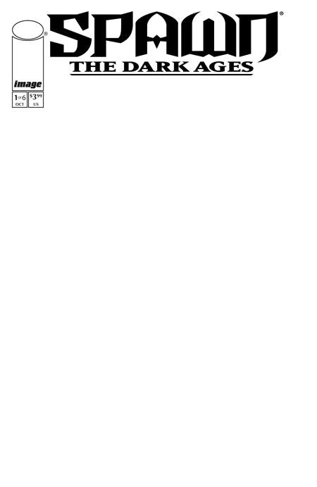 Spawn The Dark Ages #1 (of 6)  B Blank Sketch Var