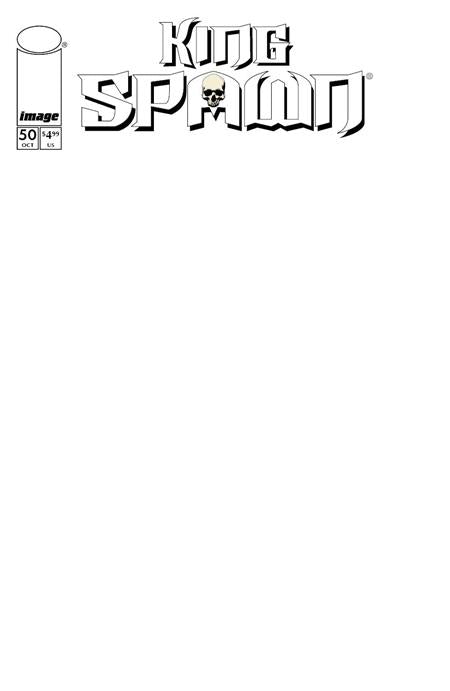 King Spawn #50  D Blank Sketch Var