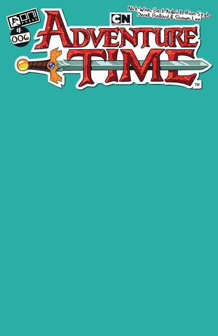 Adventure Time (2025) #6  C Bmo Teal Blank Sketch Var