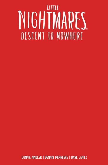 Little Nightmares Descent To Nowhere #1 (of 4)  E Blank Sketch Var