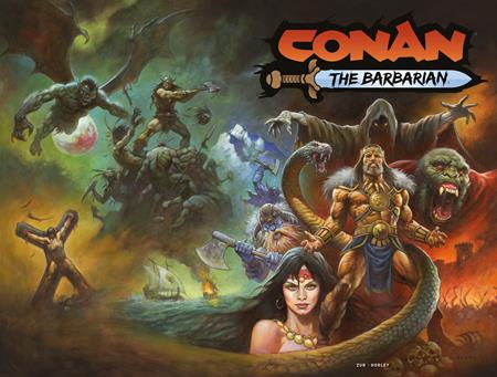 Conan The Barbarian #25  F Alex Horley Wraparound Card Stock Var