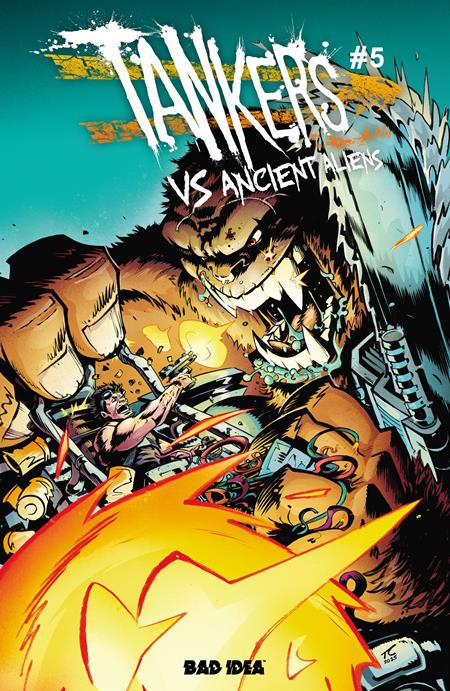 Tankers Vs Ancient Aliens #5 (Of 5) A Tyrell Cannon - Image
